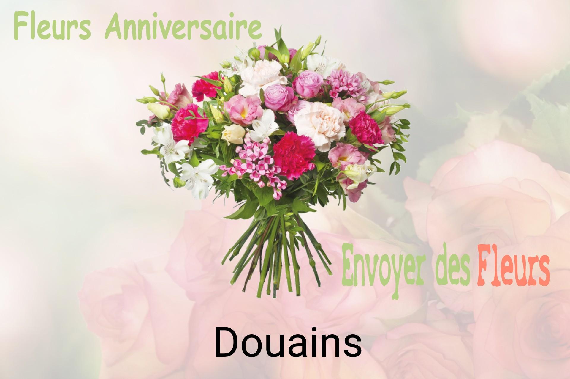 Bouquet de fleurs d’anniversaire livré à Douains